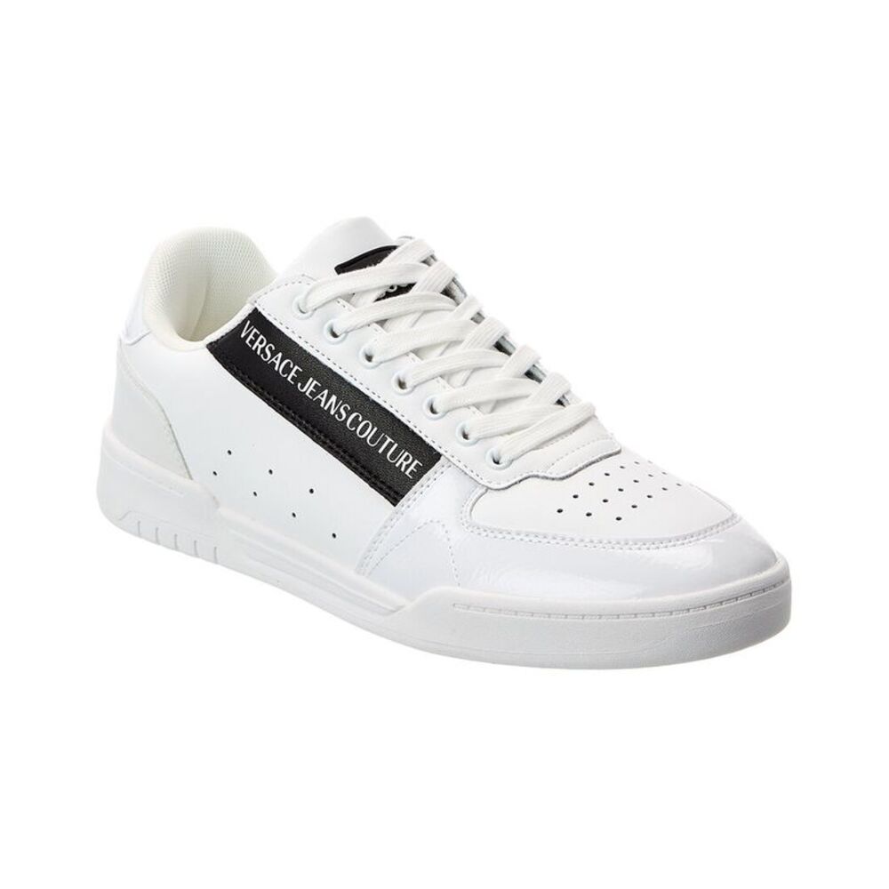 Versace Jeans Couture Leather Sneaker, White